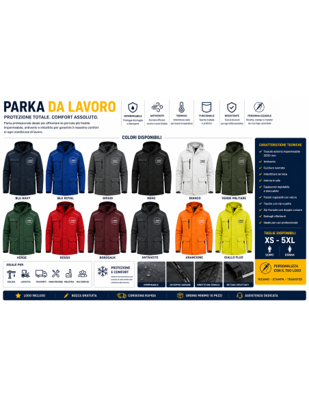 Parka da lavoro