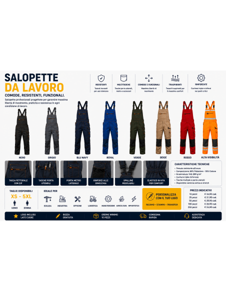 Salopette da lavoro