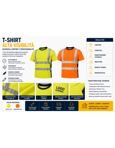 t-shirt alta visibilita