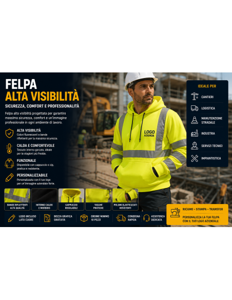 Felpe alta visibilita