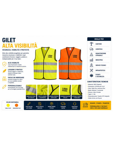 Gilet Alta visibilità