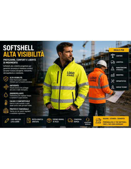 Softshell alta visibilita