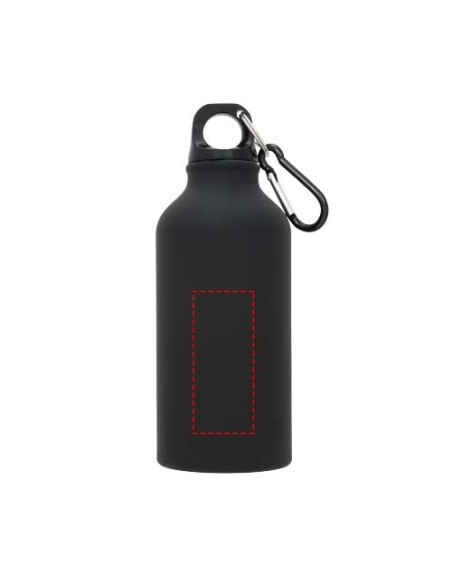 Borraccia sportiva Oregon opaca con moschettone da 400 ml