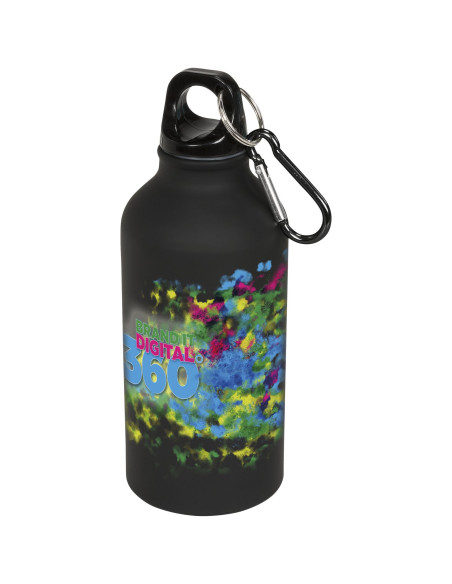 Borraccia sportiva Oregon opaca con moschettone da 400 ml