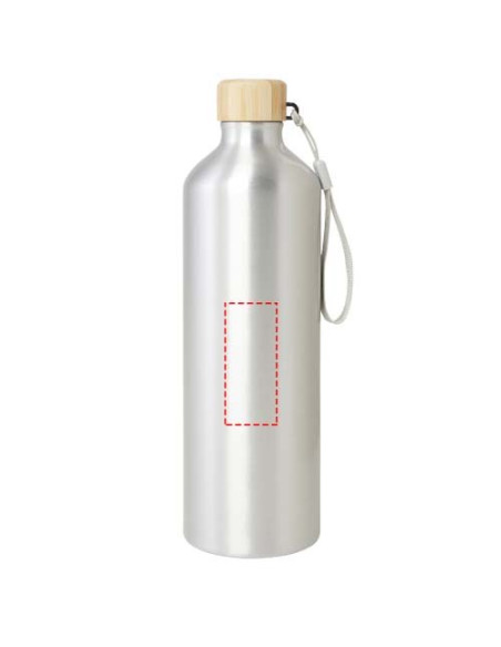 Borraccia in alluminio riciclato certificato RCS da 1000 ml Malpeza