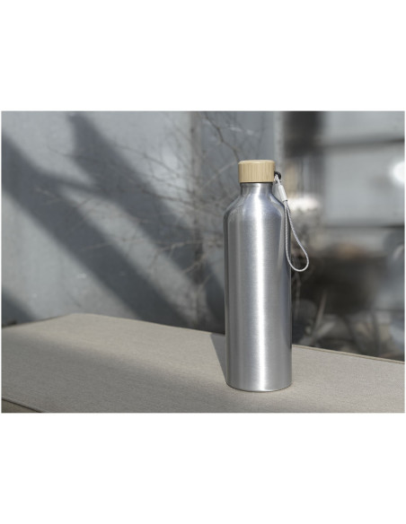 Borraccia in alluminio riciclato certificato RCS da 1000 ml Malpeza