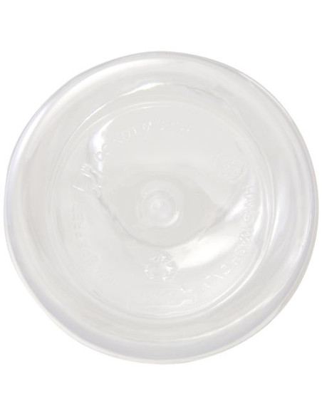 Borraccia in plastica riciclata certificata RCS da 400 ml con moschettone Oregon
