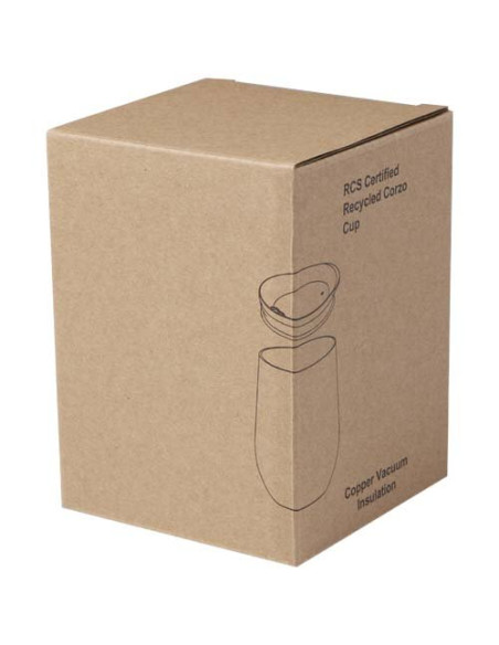 Tazza con isolamento termico in rame da 350 ml certificato RCS Corzo
