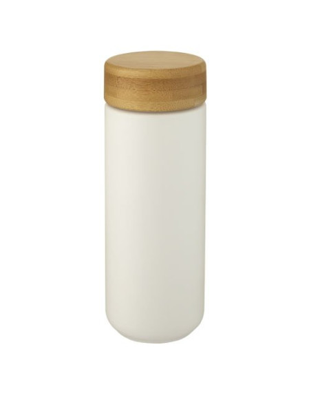 Bicchiere termico in ceramica con coperchio in bambù da 300 ml Lumi