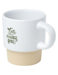 Tazza per caffè espresso impilabile con fondo in argilla... 2