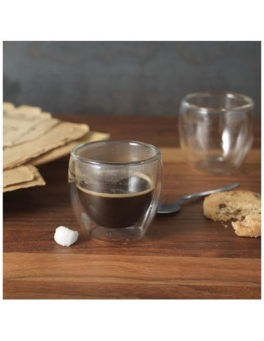 Set da 2 tazze in vetro per espresso Boda