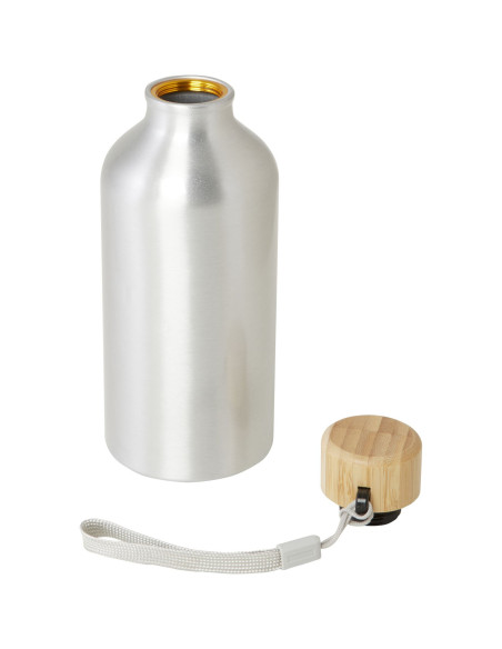 Borraccia in alluminio riciclato certificato RCS da 500 ml Malpeza