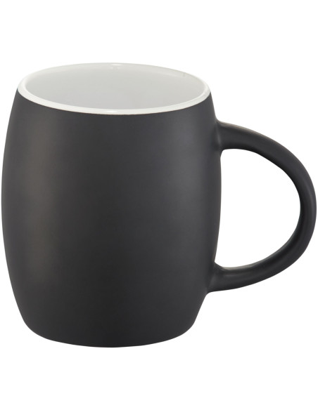 Tazza in ceramica Heart con coperchio in legno da 400 ml
