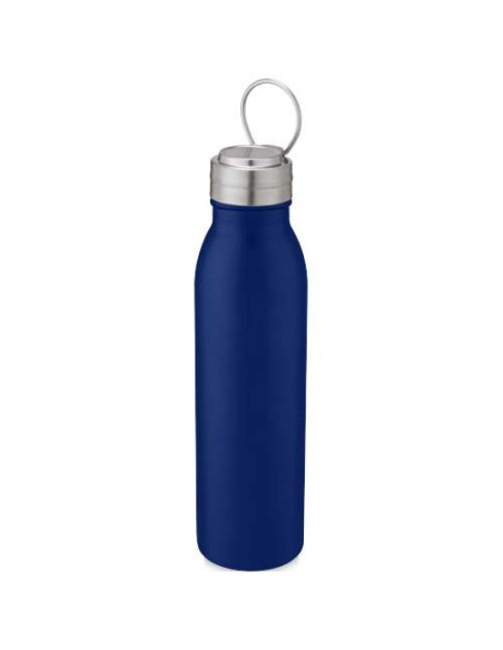 Borraccia sportiva Harper da 700 ml in acciaio inossidabile con anello in metallo