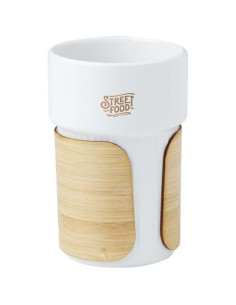 Bicchiere con custodia in bambù da 340 ml Fika 2