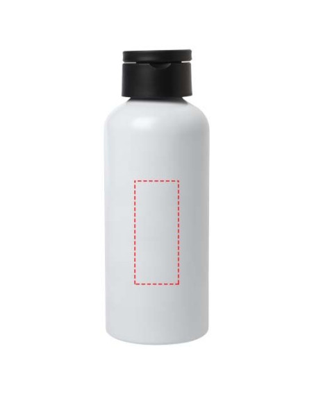Borraccia in alluminio riciclato certificato RCS con coperchio in PET riciclato da 600 ml Oregon
