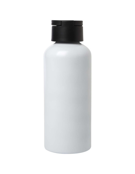 Borraccia in alluminio riciclato certificato RCS con coperchio in PET riciclato da 600 ml Oregon