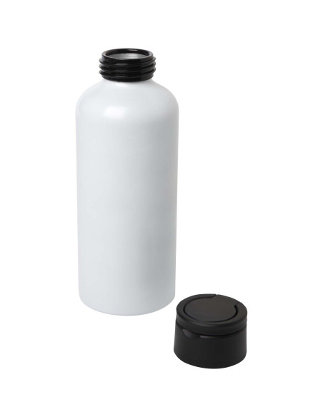 Borraccia in alluminio riciclato certificato RCS con coperchio in PET riciclato da 600 ml Oregon