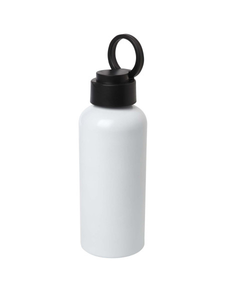 Borraccia in alluminio riciclato certificato RCS con coperchio in PET riciclato da 600 ml Oregon