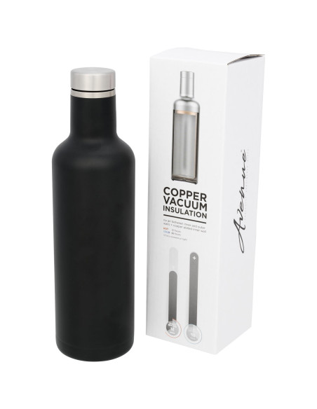 Bottiglia termica Pinto con isolamento sottovuoto in rame da 750 ml