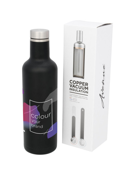 Bottiglia termica Pinto con isolamento sottovuoto in rame da 750 ml