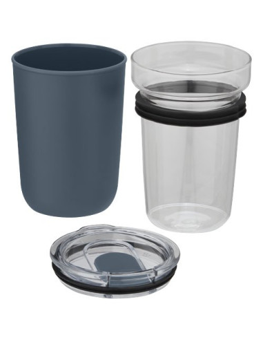 Bicchiere Bello da 420 ml in vetro con parete...