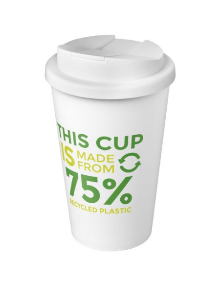 Tazza Americano® Eco da 350 ml in materiale riciclato e con coperchio ermetico