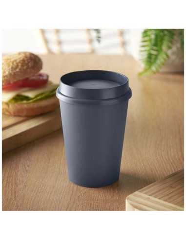 Bicchiere da 300 ml con coperchio a 360°...