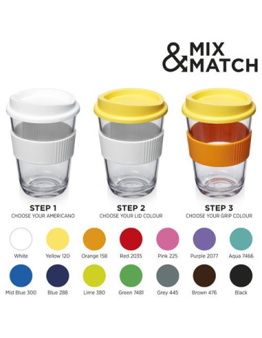 Bicchiere Americano® Cortado da 300 ml con...