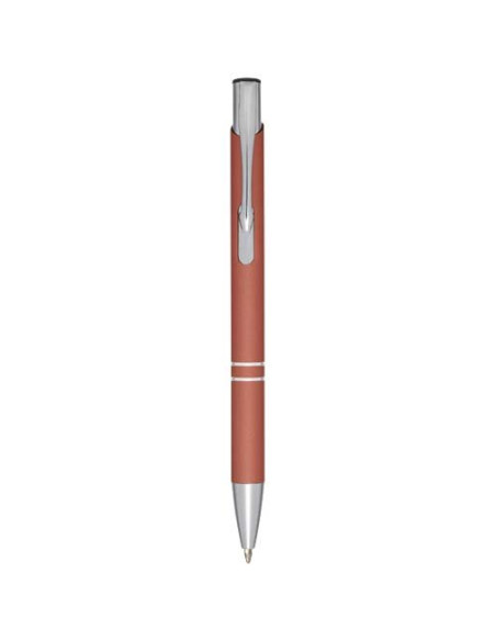 nero – Penna a sfera a scatto Moneta soft touch inchiostro – 107437