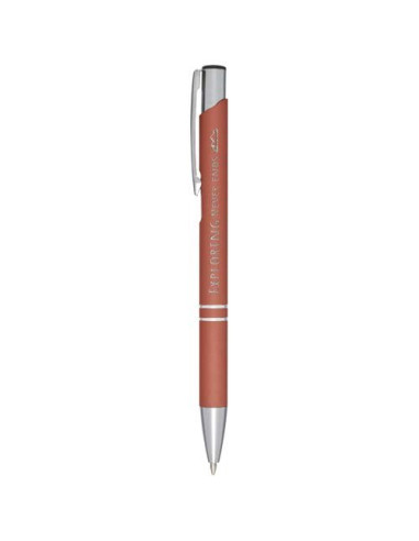 nero – Penna a sfera a scatto Moneta soft touch...