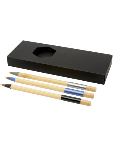 Kerf – Set di 3 penne in bambù – 107779