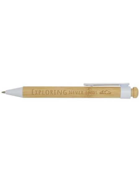 Rattan – Penna a sfera in plastica riciclata e bambù – 106026