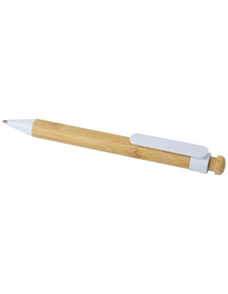 Rattan – Penna a sfera in plastica riciclata e bambù – 106026