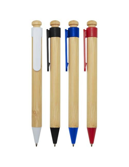 Rattan – Penna a sfera in plastica riciclata e bambù – 106026