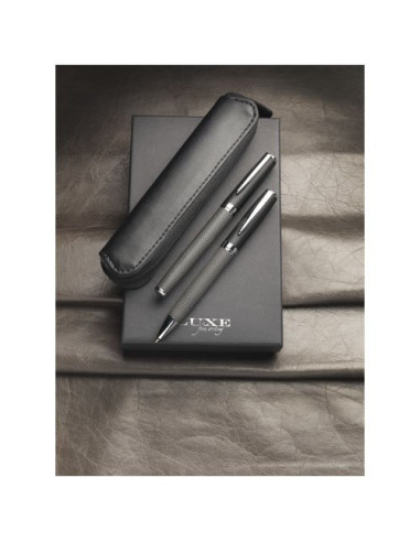 Carbon – Set regalo con coppia di penne e...