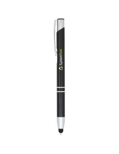 Moneta – Penna a sfera metallica con stylus –...