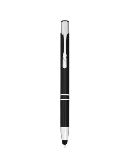 Moneta – Penna a sfera metallica con stylus – 107298