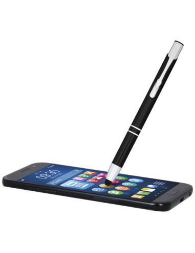 Moneta – Penna a sfera metallica con stylus –...