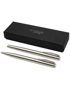 Didimis – Set con penna a sfera e penna roller in acciaio... 2