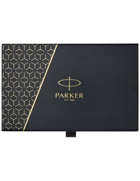 Parker IM – Set penna a sfera e penna roller acromatiche in confezione regalo – 107820