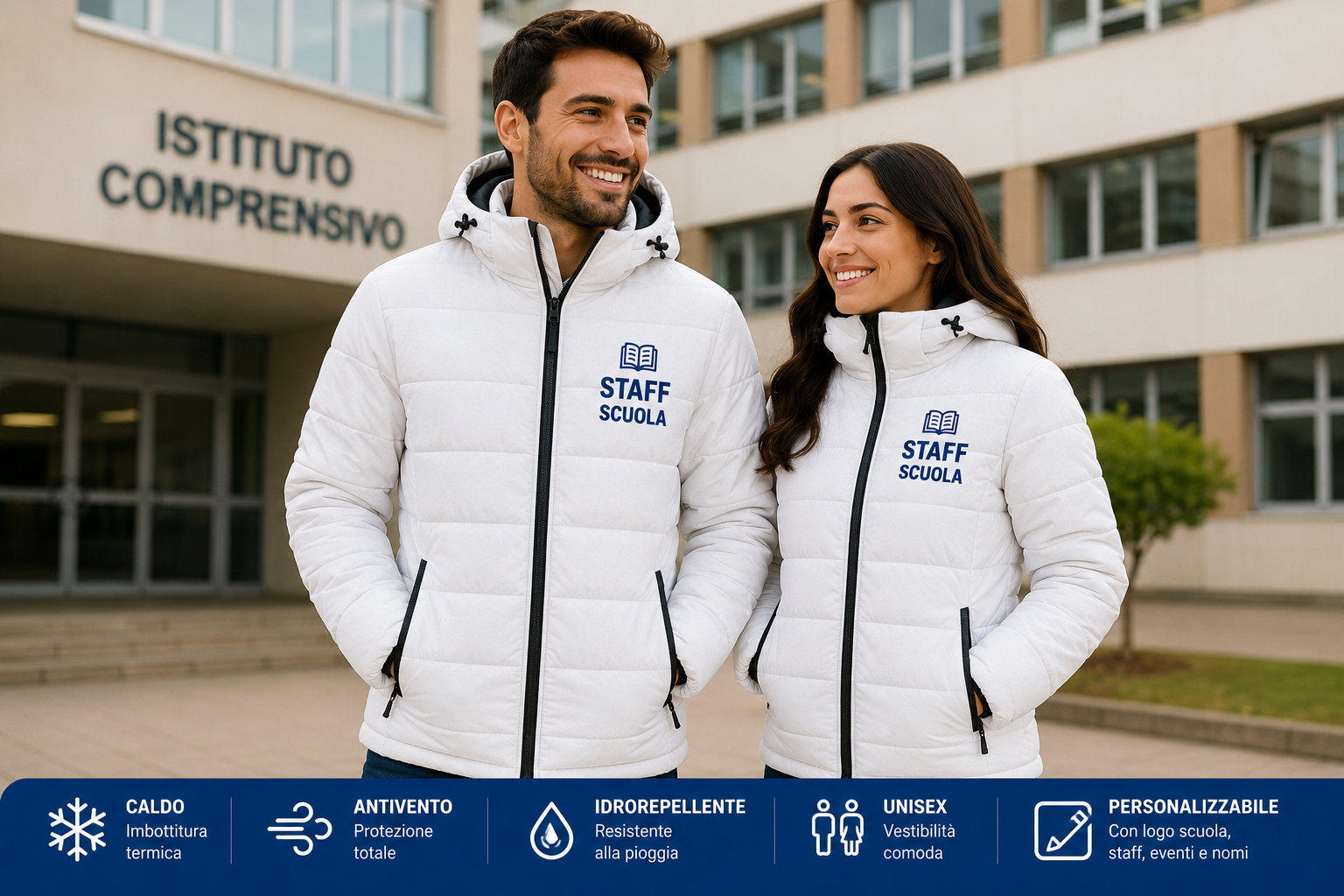 Giubbotto Invernale Scuola Personalizzato