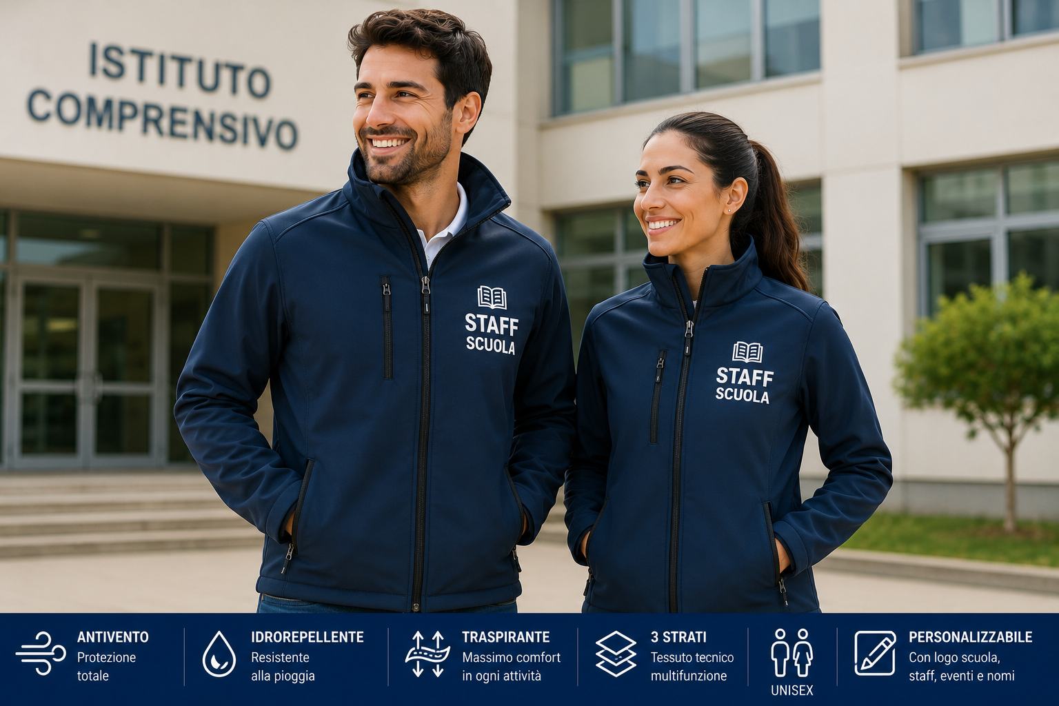 Softshell Scuola Personalizzato