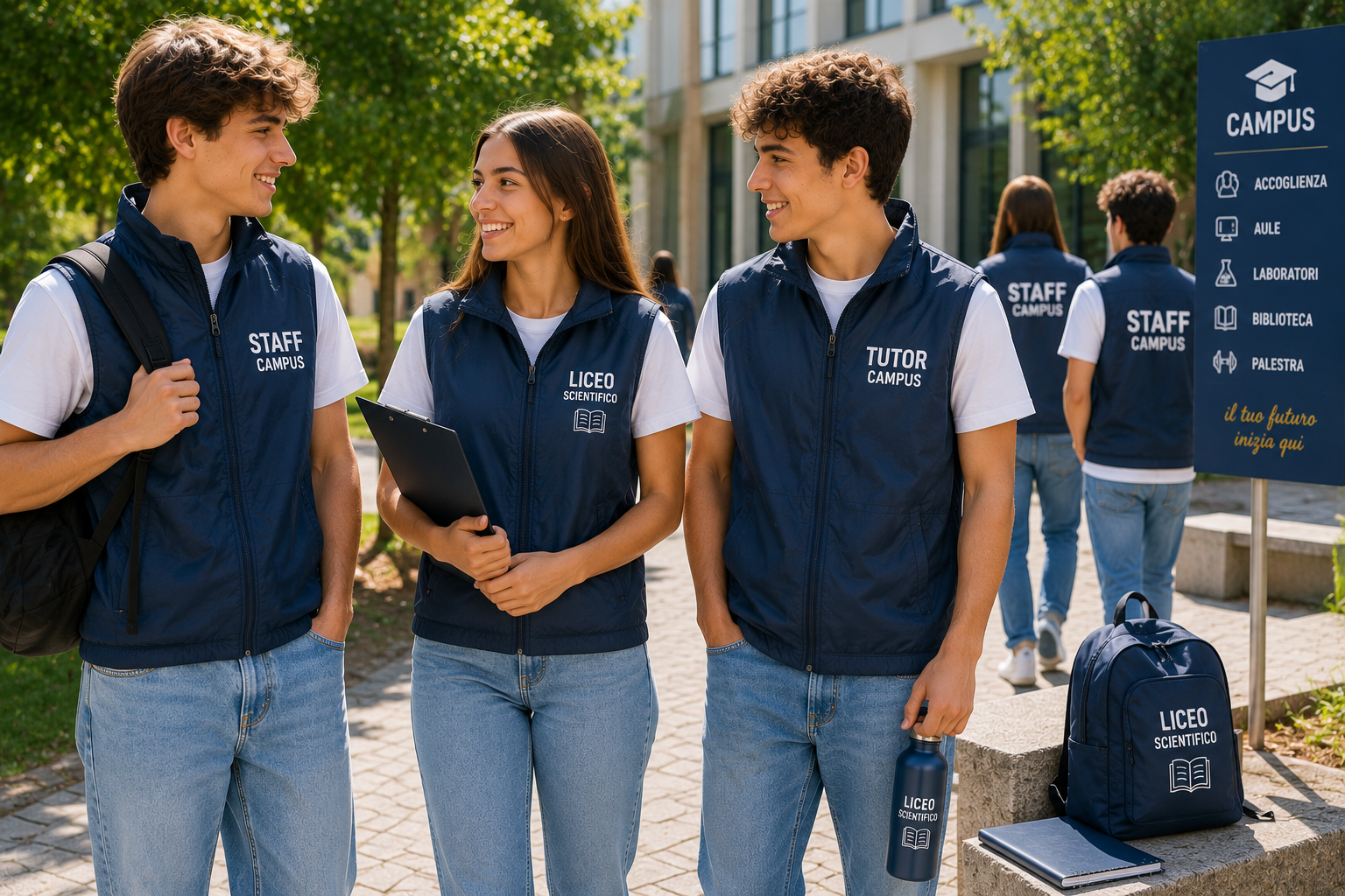 Gilet Campus Scuola Personalizzato