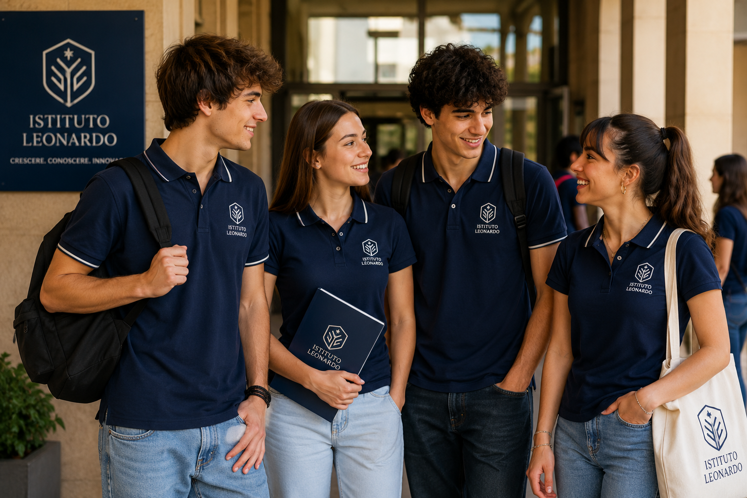 Polo Istituto Premium Personalizzata