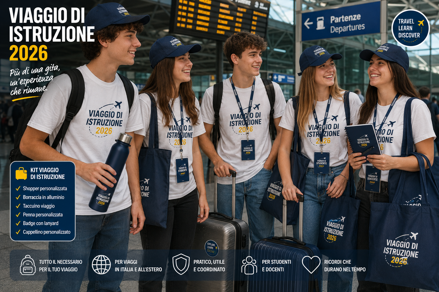 Kit Viaggio di Istruzione Personalizzato