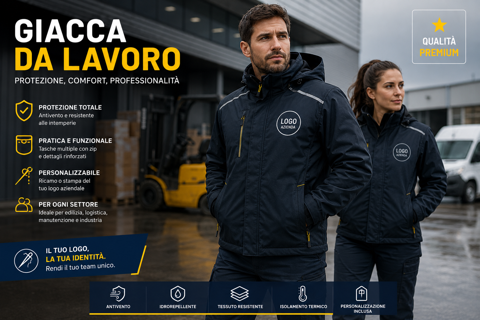 Giacca da Lavoro Personalizzata
